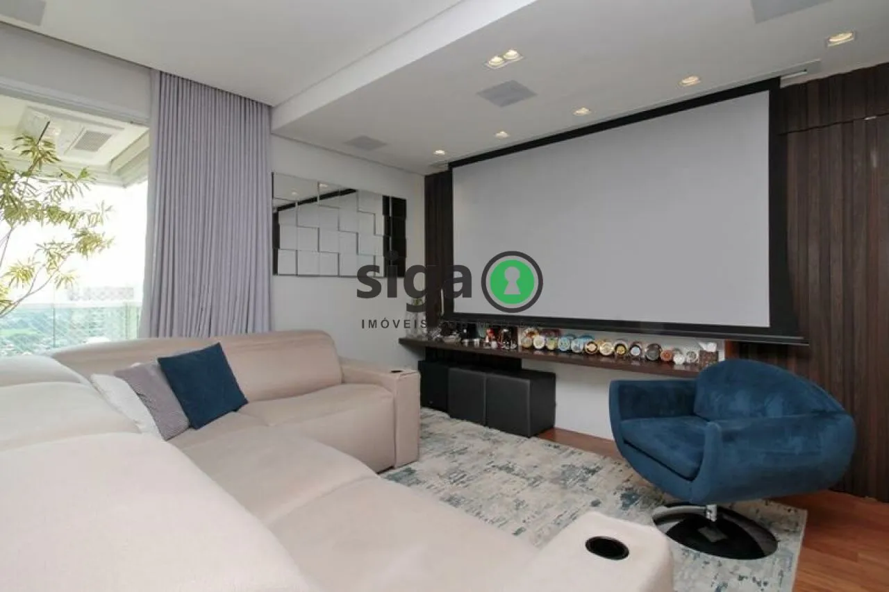 Imagem Apartamento à venda no Brooklin | 167m² | Andar alto | 3 suítes | Varanda gourmet | Alto padrão