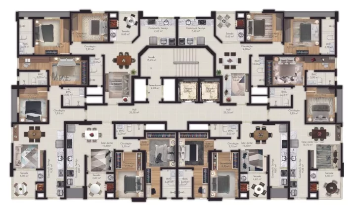 Imagem West Village - Apartamento à venda no bairro Jardim Praia Mar - Itapema/SC