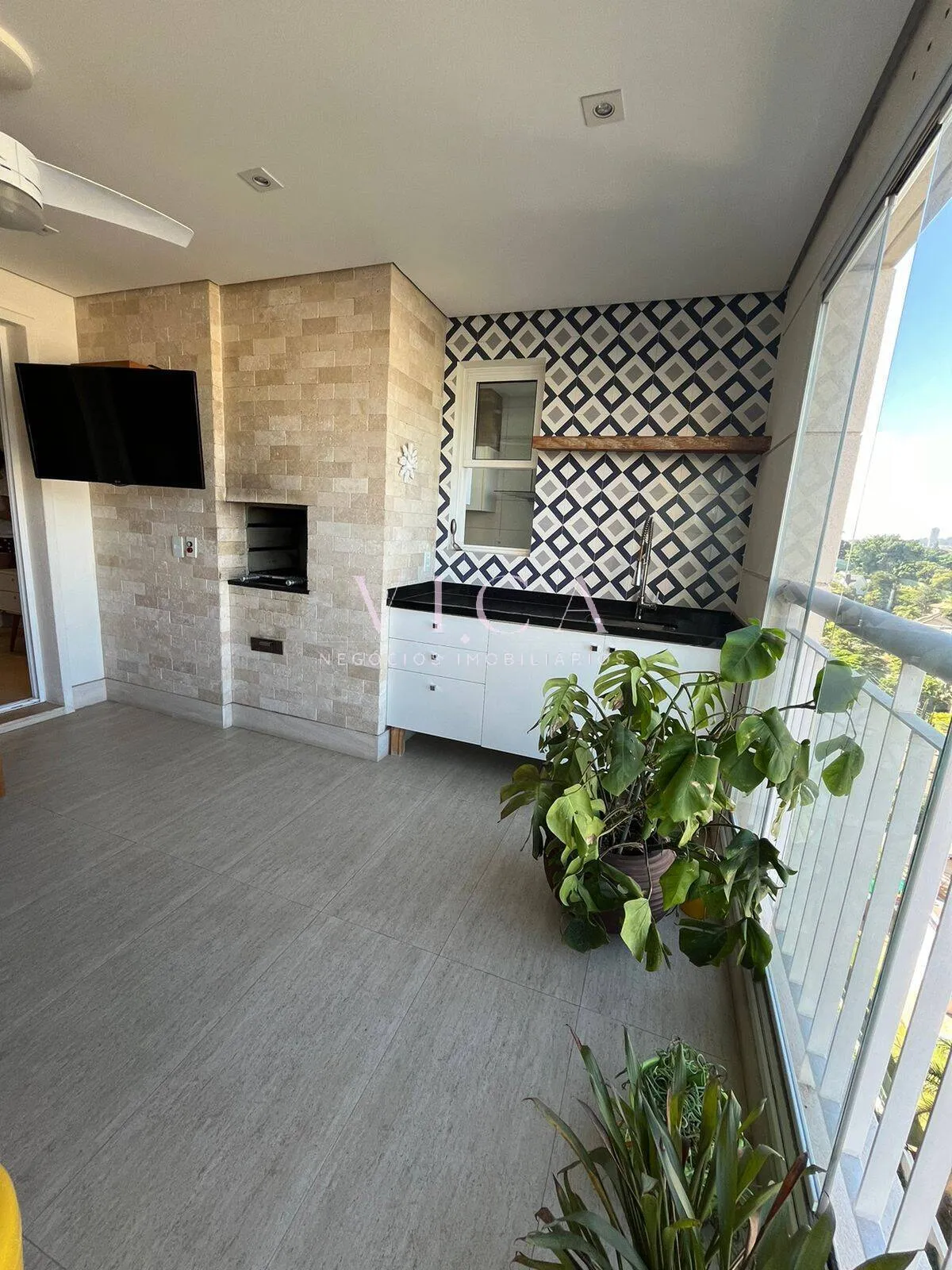 Foto do imóvel Alphaville|London Ville 107m² 2 dorms 1 suíte, varanda gourmet|R$ 7.290