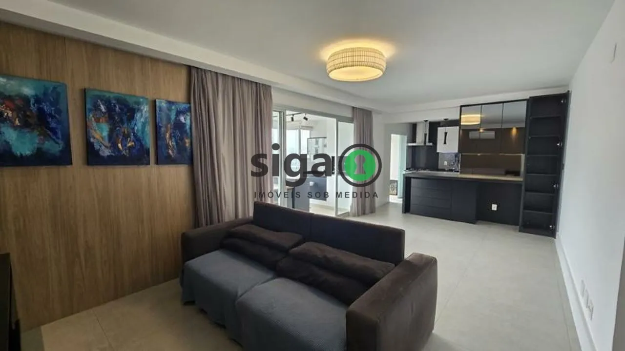 Imagem Brooklin - 105 m² - 2 dormitórios sendo 2 Suítes - Varanda Gourmet - Pronto para Morar