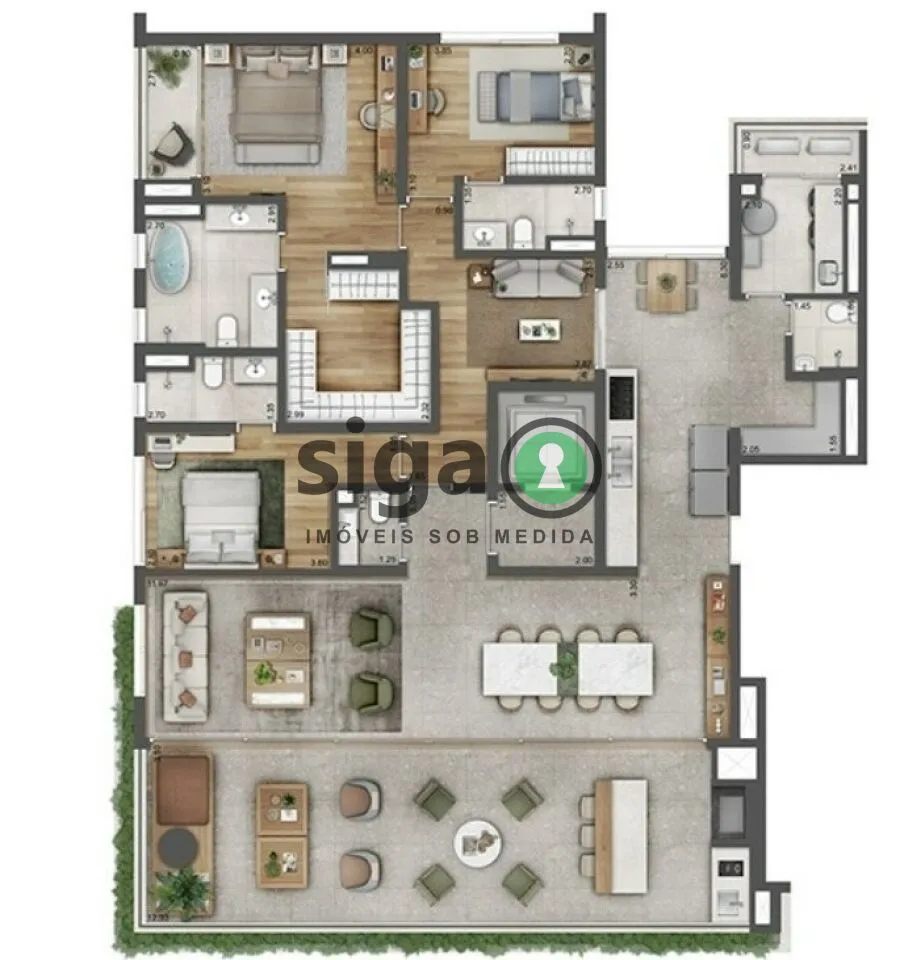 Imagem Apartamento para venda no Paraíso 03 suítes, São Paulo - SP