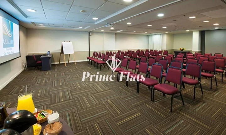 Imagem Flat disponível para venda no Quality Faria Lima, com 24m², 1 dormitório e 1 vaga