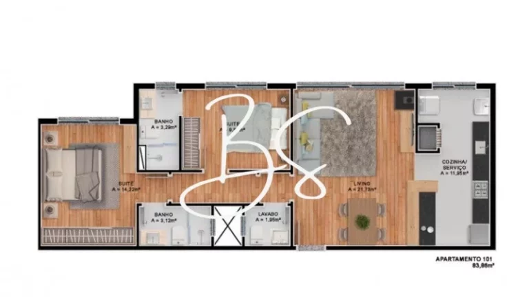 Imagem Apartamento RESIDENCIAL em CANELA - RS, Centro