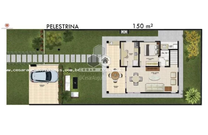 Imagem Jardins de Murano - Casas duplex em Alto Padrão no Eus?(C)bio