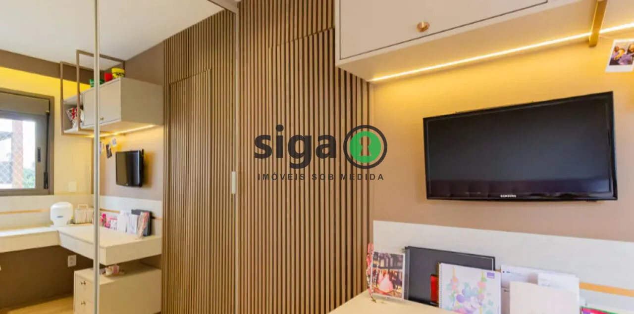 Imagem Apartamento de 141m2 à venda no Brooklin, com 03 suítes e 2 vagas