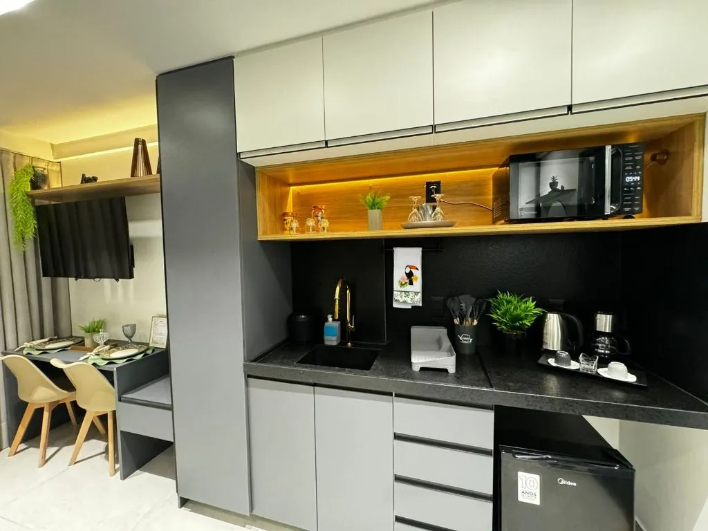 Imagem Loft moderno no Bessa, a 50m do mar, com suíte climatizada, coworking, piscina e segurança 24h.