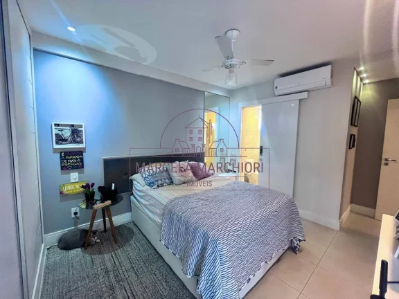 Imagem 3 quartos, impecável, 125m, varanda c/ churrasqueira, sala automatizada