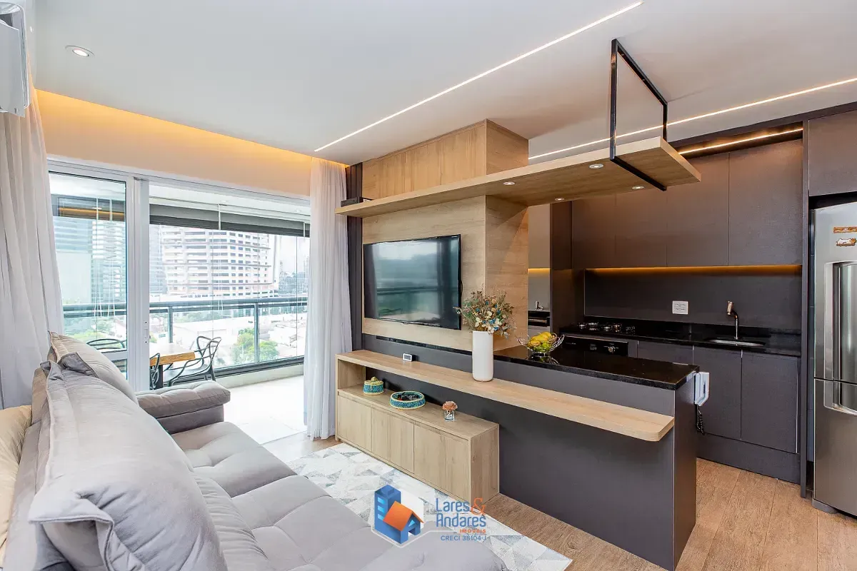 Imagem Apartamento para venda em Chácara Santo Antônio (Zona Sul) com 2 quartos, sendo 1 suíte, 70m²