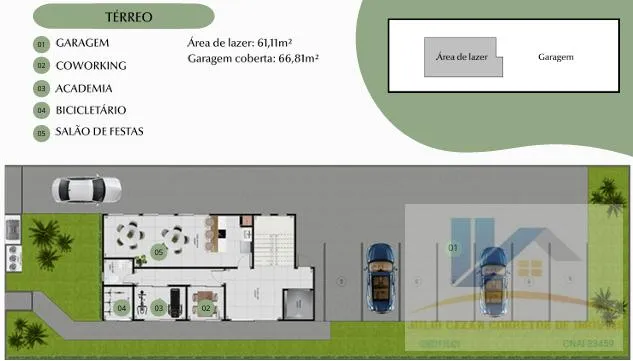 Imagem Apartamento para Venda em Curitiba, Uberaba, 1 dormitório, 1 banheiro