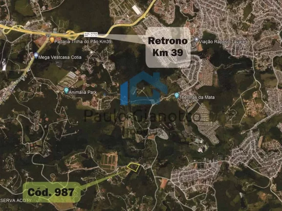 Imagem Área para Incorporação no Km 36 da Raposo Tavares em Cotia