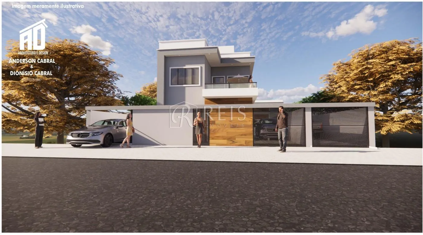 Foto do imóvel Casa para Venda em Rio das Ostras, Village Rio das Ostras, 3 dormitórios, 2 suítes, 3 banheiros, 1 vaga em Rua Santo Inácio, 446 - Village Rio das Ostras, Rio das Ostras - RJ