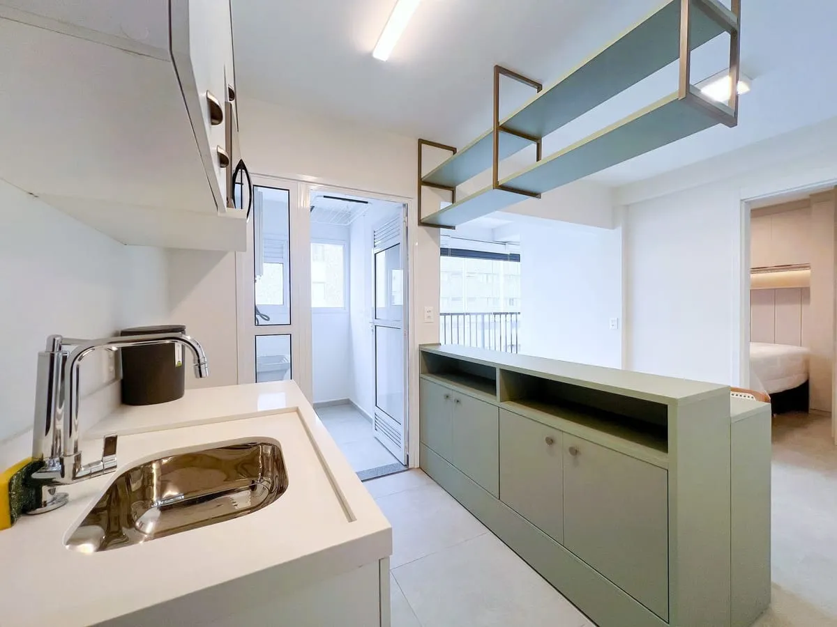Imagem Apartamento com 1 Quarto para alugar, 45m² - Santa Cecília
