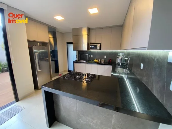 Imagem Casa em condomínio de luxo na zona sul de Ribeirão Preto-SP 3 quartos, 3 suítes, 2 salas Loteamento Terras de Florença 187m² 4 vagas de garagem