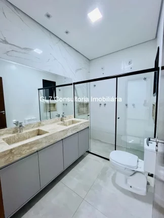 Imagem Casa a Venda com Piscina 3 Suítes sendo uma com Closet, Condomínio Indaiatuba SP