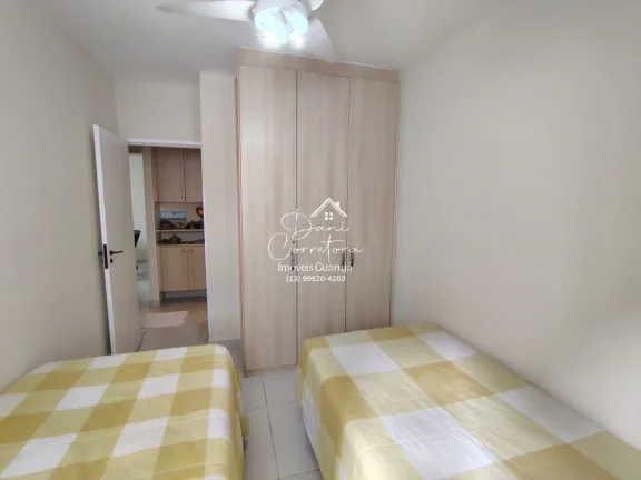 Imagem Apartamento à venda no Guarujá-SP, bairro Morro do Maluf: 3 quartos, 1 suíte, 2 salas, 3 banheiros, 2 vagas, 126m².