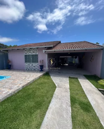 Foto do imóvel Casa a venda em Guaratuba com piscina e sozinha no terreno!!!! em Demétrio Elias Dejazi