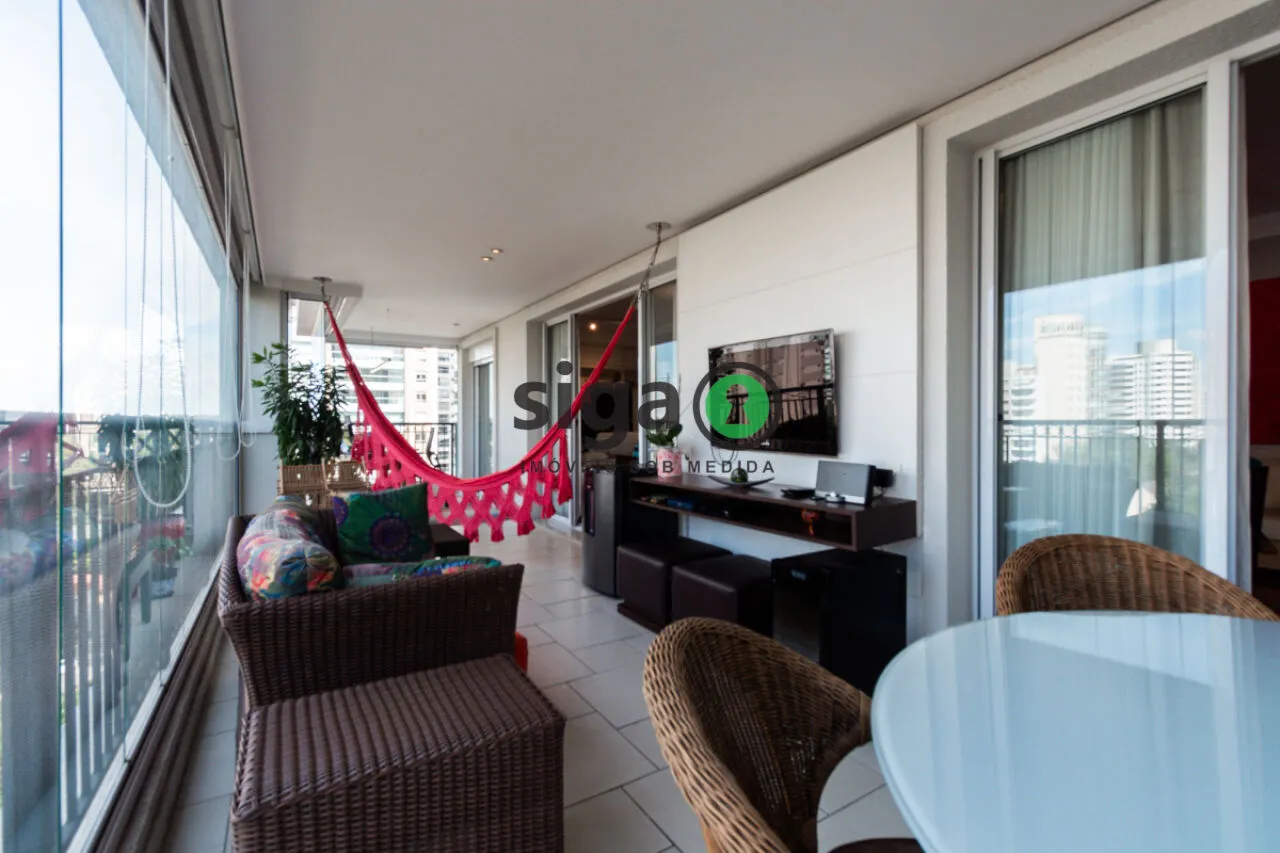 Imagem Apartamento alto padrão à venda no Brooklin 216 m² 3 suítes varanda gourmet e 4 vagas