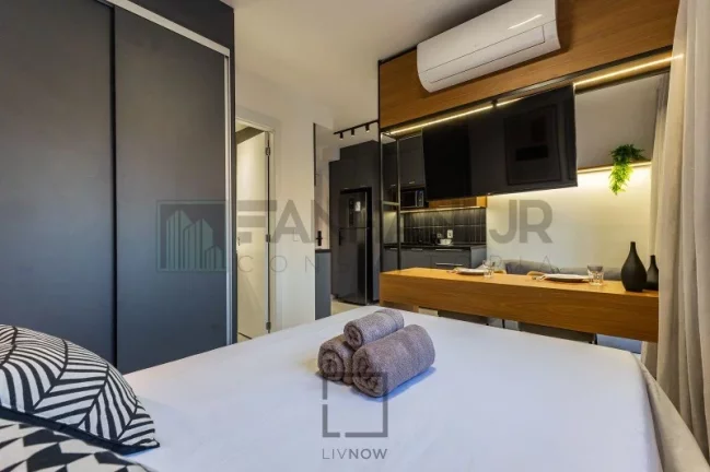 Imagem Apartamento para locação na Vila Olímpia, São Paulo-SP! 1 quarto, 1 suíte, 1 sala, 1 banheiro. Agende sua visita hoje!