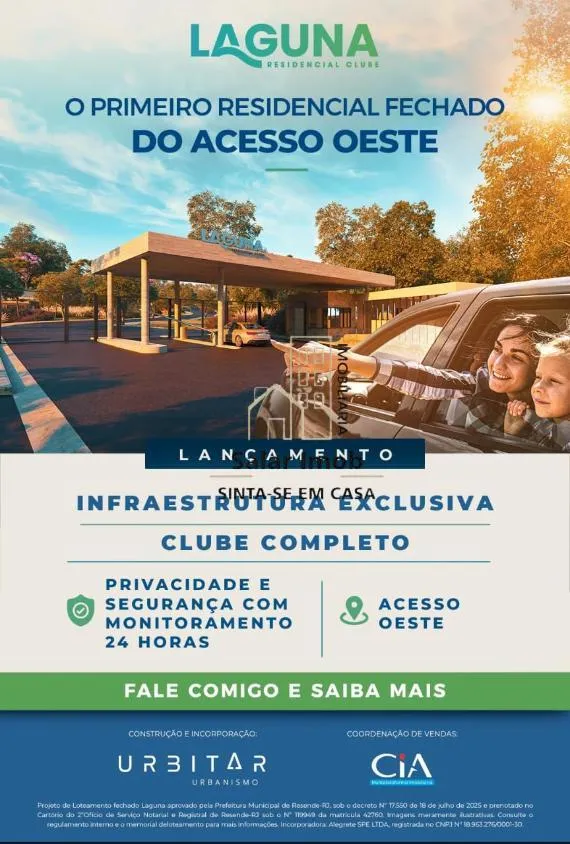 Imagem Laguna Residencial Clube | Resende RJ. Breve Lançamento Fase 2.