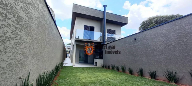 Foto do imóvel Sobrado com 3 dormitórios à venda, 122 m² por R$ 850.000,00 - Alvinópolis - Atibaia/SP