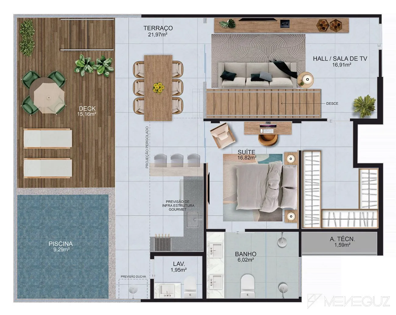 Imagem Viva o Luxo e Conforto: Apartamento Exclusivo no Edifício Terrace, Vila Velha