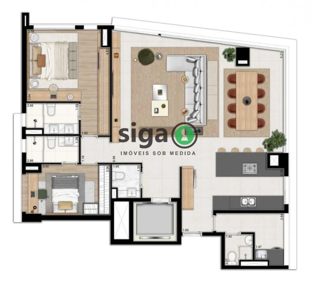 Imagem Apartamento para venda no Itaim Bibi, São Paulo - SP