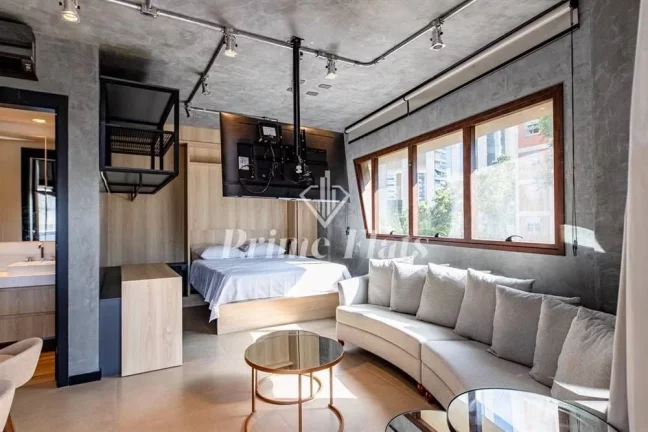 Imagem Flat disponível para venda no Cyrela by Pininfarina no Itaim Bibi, com 49m², 1 dormitório e 1 vaga