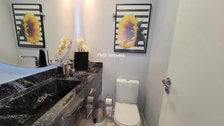 Imagem Imóvel de alto padrão no Brooklin, São Paulo-SP: Apartamento 3 suítes, 2 salas, 5 banheiros, 3 vagas. Venha conhecer!