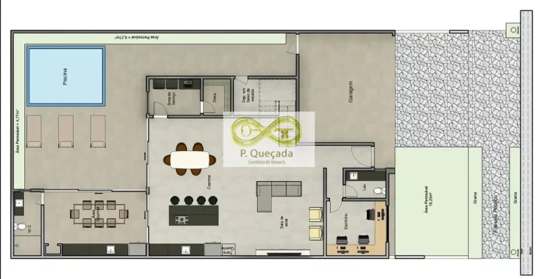Imagem Venha se encantar com essa belíssima casa com 4 suítes, 2 vagas de garagem e 311,56 m2 de área!