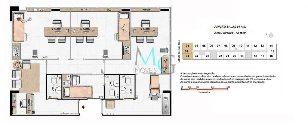 Imagem Sala à venda 1 Vaga 22.07M² Freguesia (Jacarepaguá) Rio de Janeiro - RJ