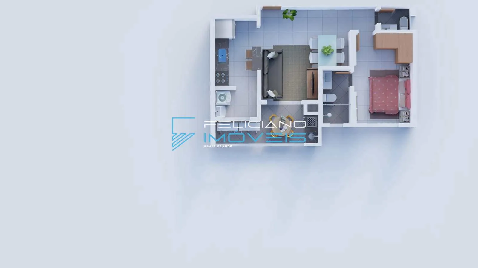 Imagem Apartamento com 1 quarto, Guilhermina, Praia Grande - R$ 417 mil, Cod: 5846