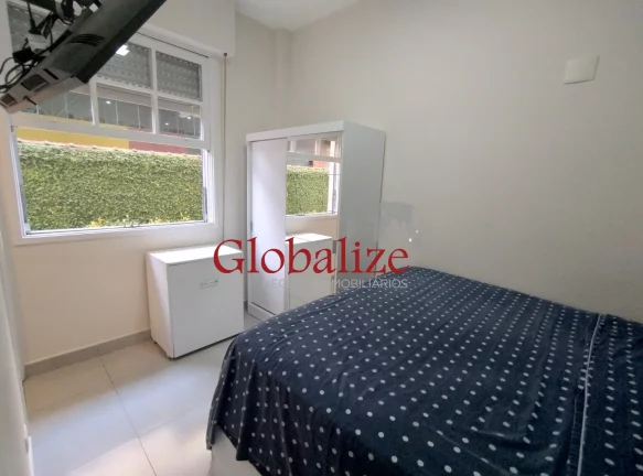 Imagem Apartamento térreo, 2 dormitórios com suíte e porteira fechada no bairro do Embaré em Santos por R$480.000,00