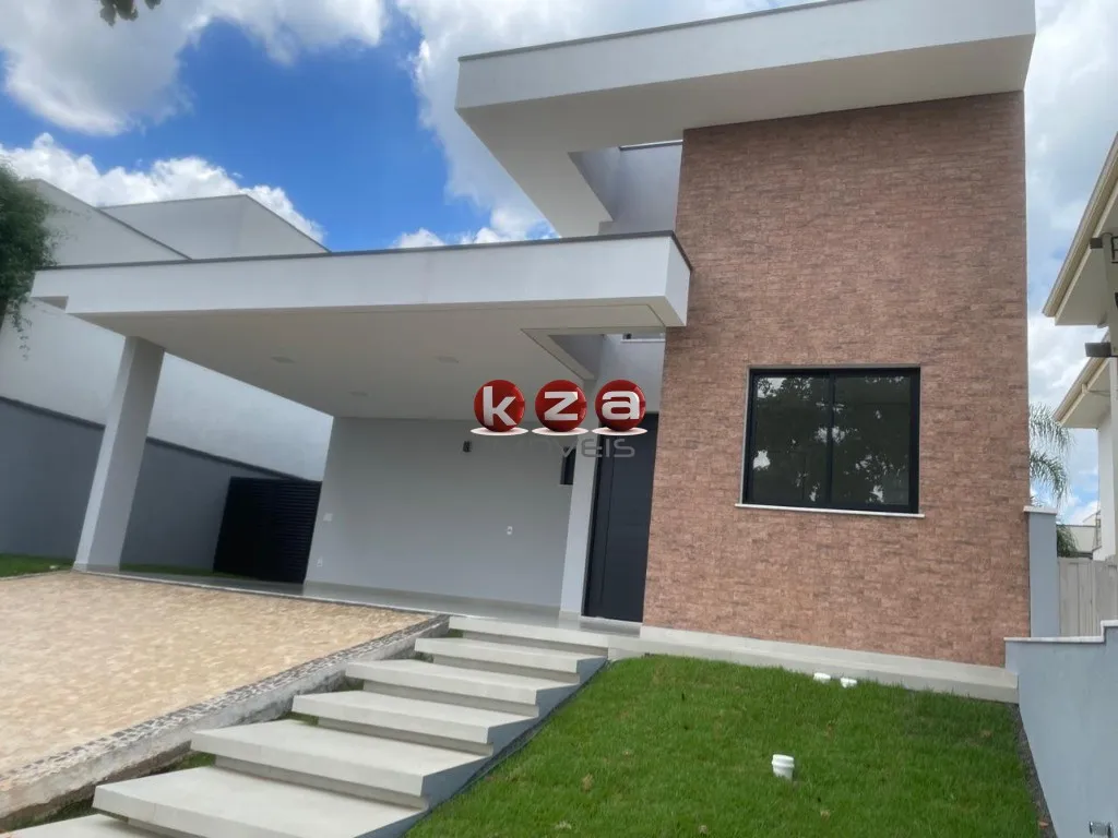 Imagem Casa de Luxo em Condomínio: 3 Quartos, 3 Suites, 3 Salas - Campinas-SP, Condomínio Residencial Luzern Swiss Park - 200m²
