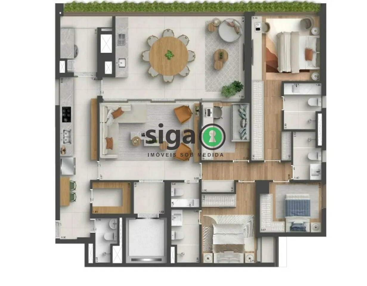 Imagem Apartamento para venda na Vila Clementino 04 dormitórios, São Paulo - SP