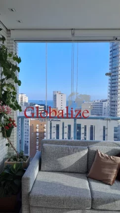 Imagem APARTAMENTO À VENDA COM 2 DORMITÓRIOS, 2 SUÍTES E UMA VAGA DE GARAGEM NO BAIRRO DO BOQUEIRÃO EM SANTOS PO R$ 1.150.000,00.
