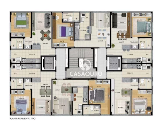 Imagem Apartamento com 1 quarto à venda, 56 m² - Santa Efigênia - Belo Horizonte/MG