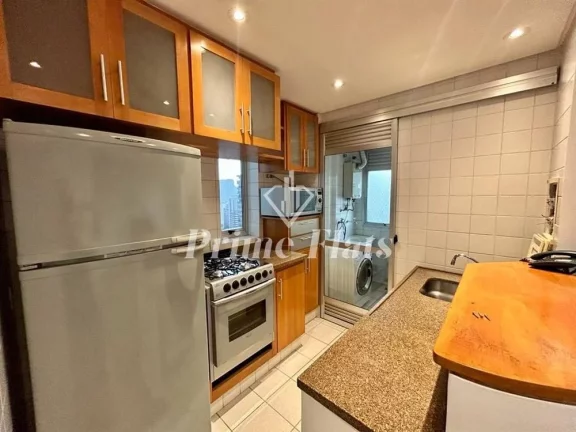 Imagem Flat disponível para venda no Twin Towers Ibirapuera, com 74m², 2 dormitórios e 2 vagas de garagem