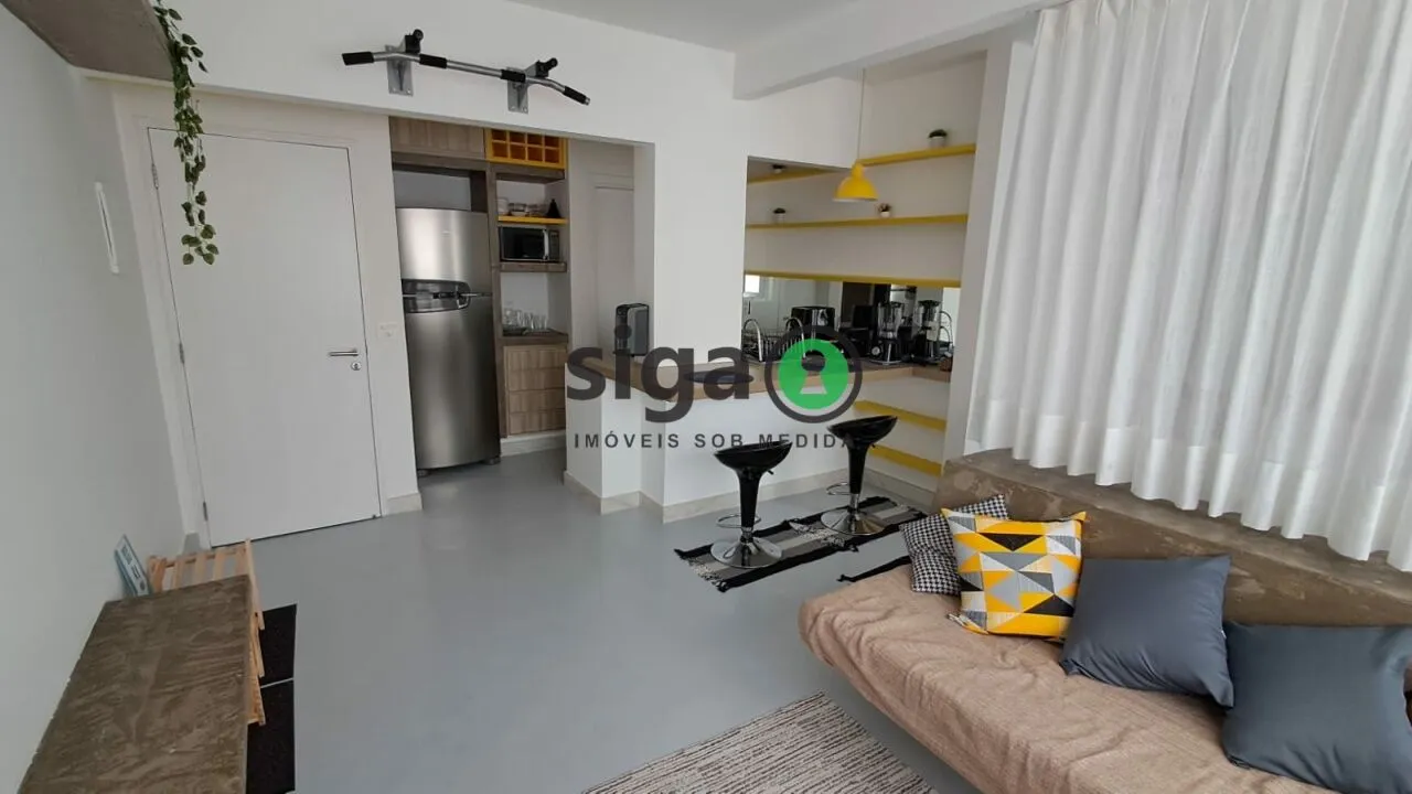 Imagem Apartamento de 60 metros - com 1 dormitórios na Santa Cecilia 60.