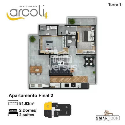 Imagem ENTRADA A PARTIR DE R$21.000,00 - LANÇAMENTO EM PRAIA GRANDE