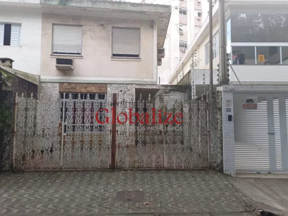 Foto do imóvel Terreno com quintal grande no bairro da Ponta da Praia em Santos (SP) por R$.1.150.000,00 !