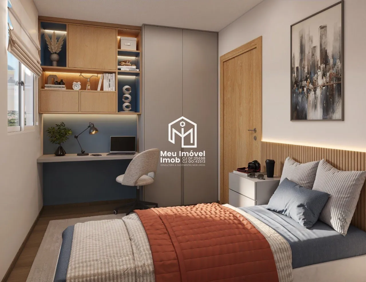 Imagem Apartamento 2 Quartos 1 Vaga 45,46m² Cond. Torres do Poente