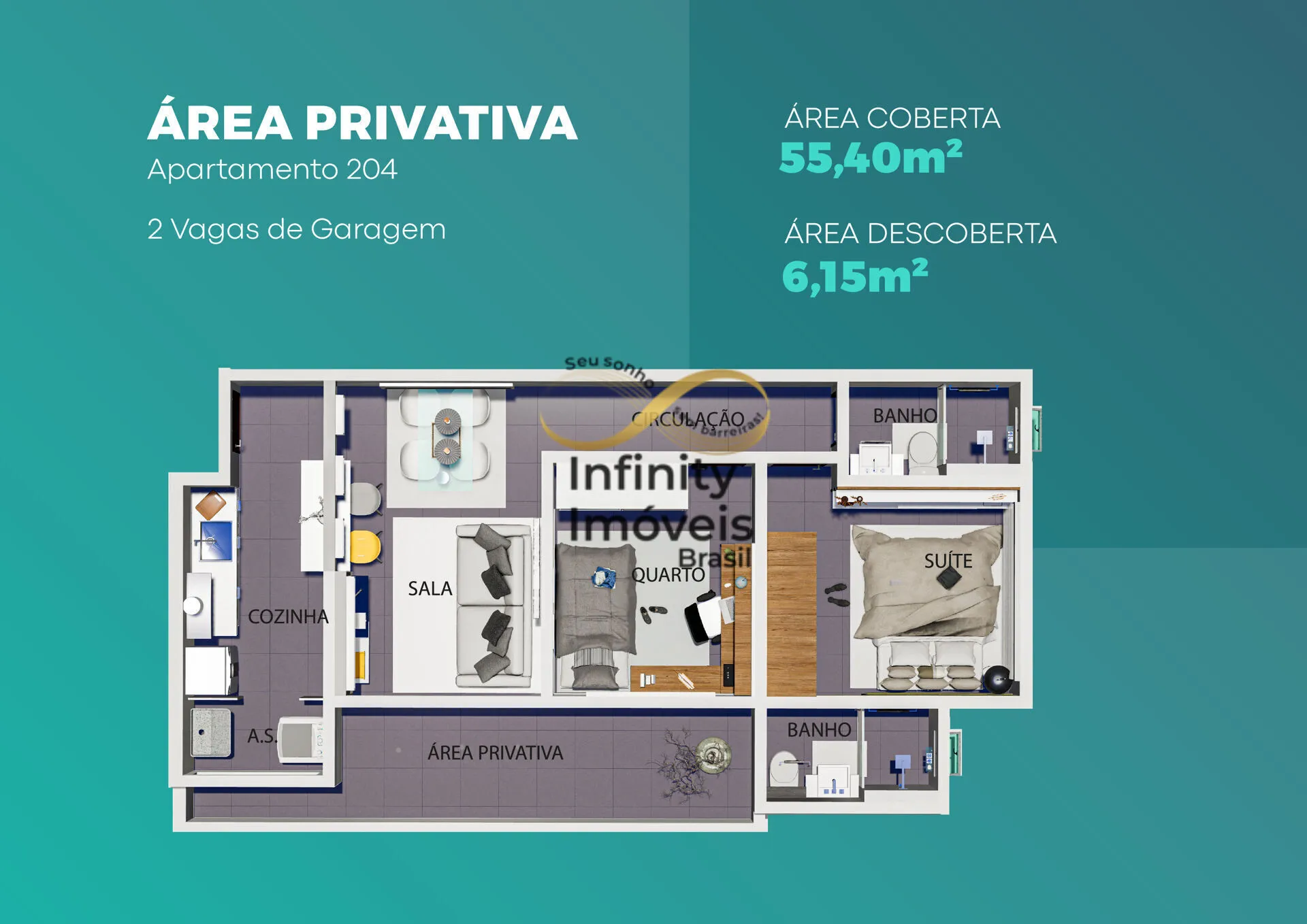 Imagem Apartamento à venda no bairro Santa Mônica - Belo Horizonte/MG