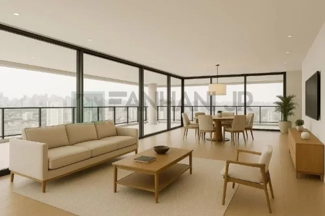 Imagem Apartamento novo para locação em Pinheiros, São Paulo-SP: 3 quartos, 3 suítes, 4 salas, 5 banheiros, 3 vagas, 230m². Venha conferir!