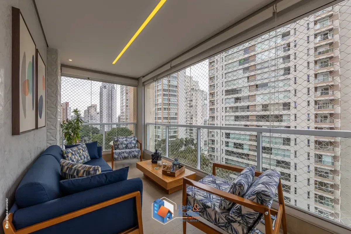 Foto do imóvel Apartamento para venda em Campo Belo com 3 quartos, sendo 3 suítes, 233m² em Rua Conde de Porto Alegre