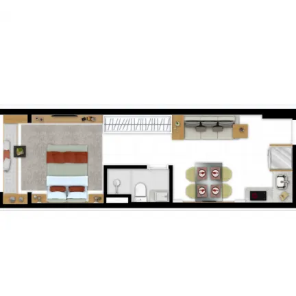Foto do imóvel Apartamento com 2 Quartos à Venda, 29 m² em Brás - São Paulo
