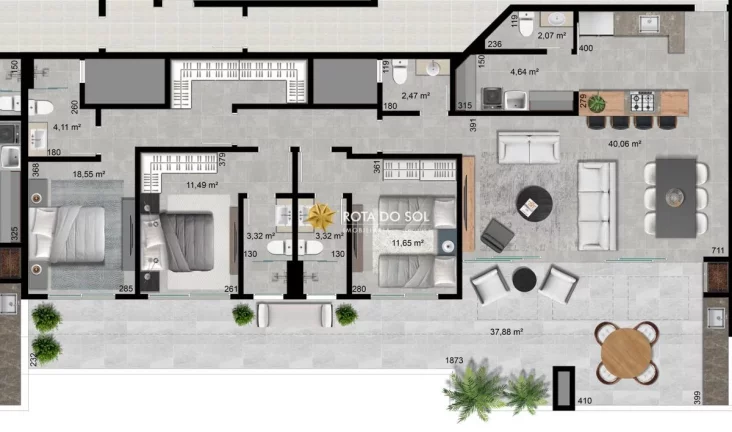 Imagem Lumina Residence Cobertura à venda 3 Suítes Praia Bombas Bombinhas SC