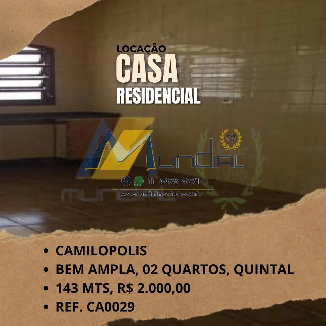 Imagem Alugo Casa em Santo André, Camilópolis