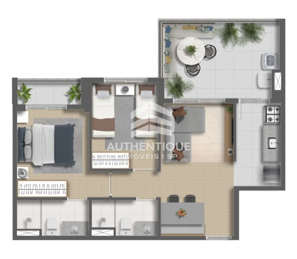 Imagem Sinfonia by Kallas Arkhes - Apartamento à venda em São Paulo/SP