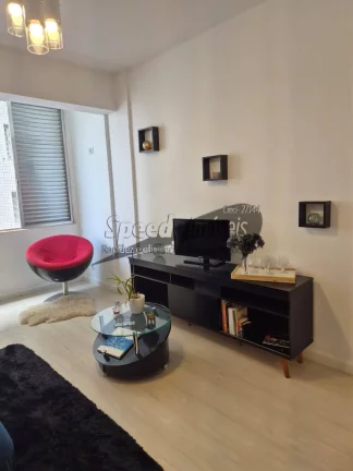 Imagem Apartamento em Santos, na orla da praia 1 dormitório
