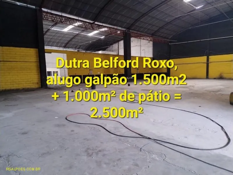 Imagem Galpão para Locação em BELFORD ROXO, Centro, 4 banheiros